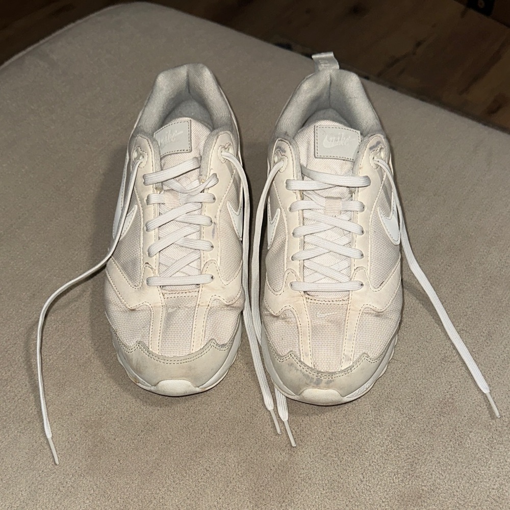 Nike Cream Sneakers with White Accents